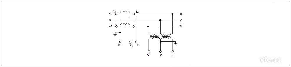 兩臺電流互感器和電壓互感器V/V接線 兩臺電流互感器和電壓互感器V/V接線