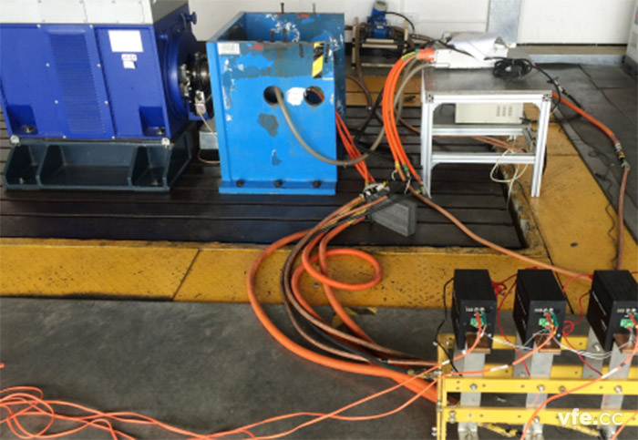 國內(nèi)某牽引電機(jī)變頻器負(fù)載現(xiàn)場測量接線示意圖 國內(nèi)某牽引電機(jī)變頻器負(fù)載現(xiàn)場測量接線示意圖