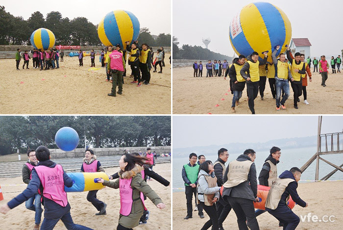 鴻運(yùn)彩球、眾星捧月、瘋狂毛毛蟲和拔河比賽