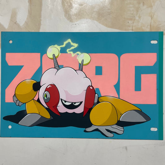 "ZORG" GEAR AOS 12" by 8" Metal Sign